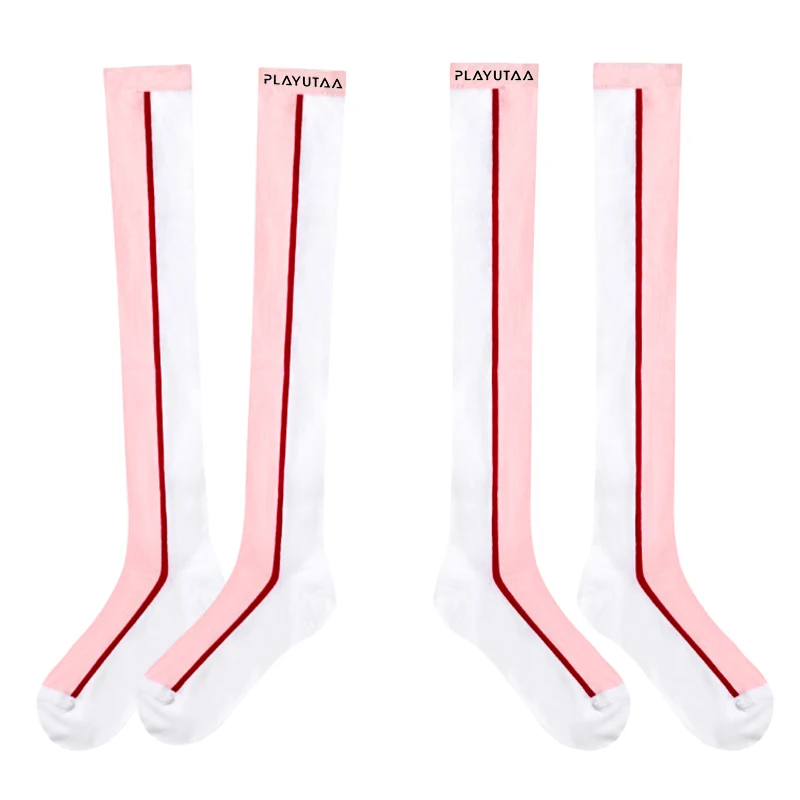 Chaussettes de golf hautes en coton peigné pour femmes, coton mandarin, élastique, respirant, absorbant la transpiration, confortable, nouveau, 24