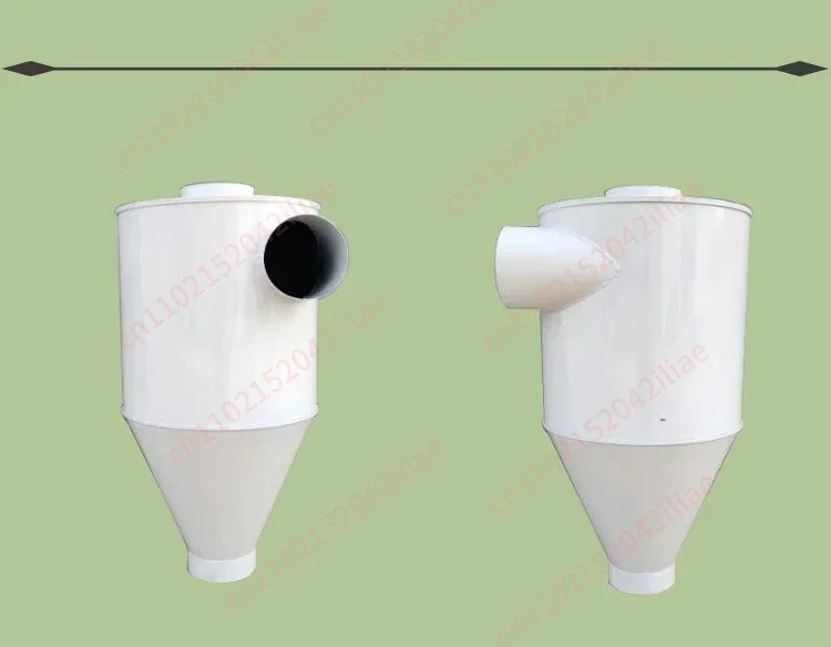 High Efficiency Cyclone Dust Collector with Collection Barrel for Woodworking Sawdust Chip Removal Workshop Air Filtration