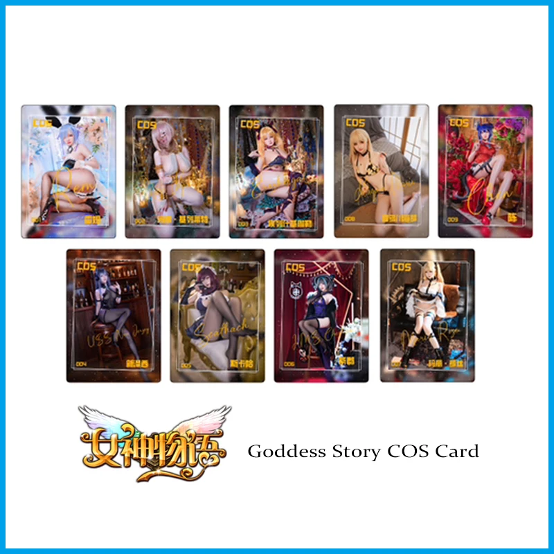 

Goddess Story Rem Marin Cartoon COS Bronzing Anime characters collection Game cards Christmas Birthday gifts Children's toys