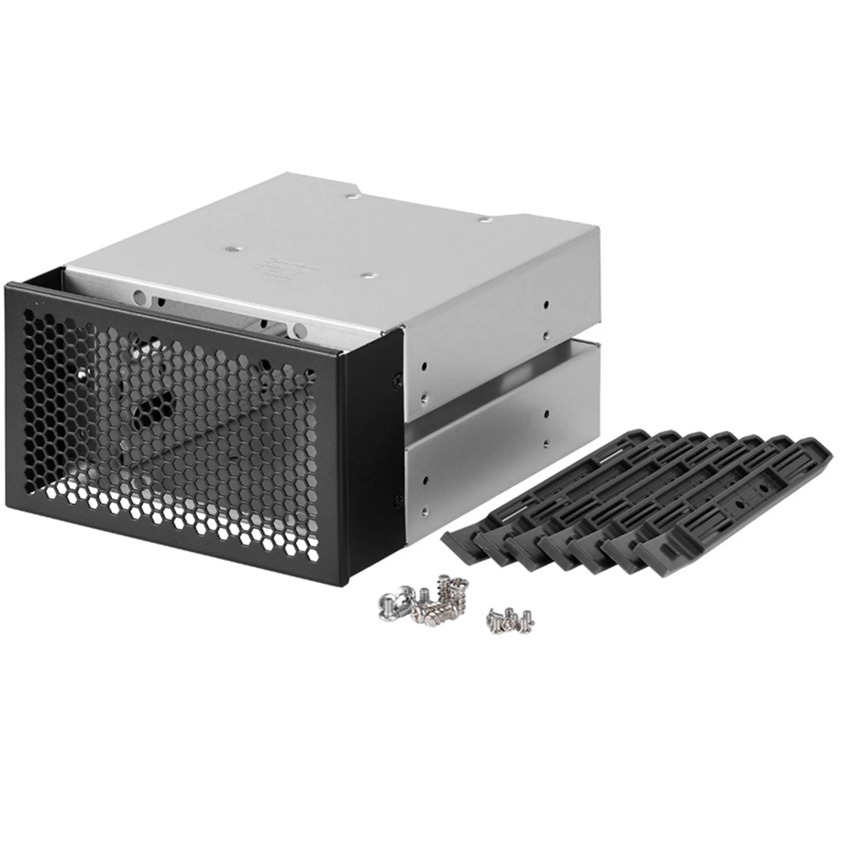 3.5 Inch HDD Cage Rack Hard Driver Tray Hard Drive Cage Support 3 HDD Hard Disks