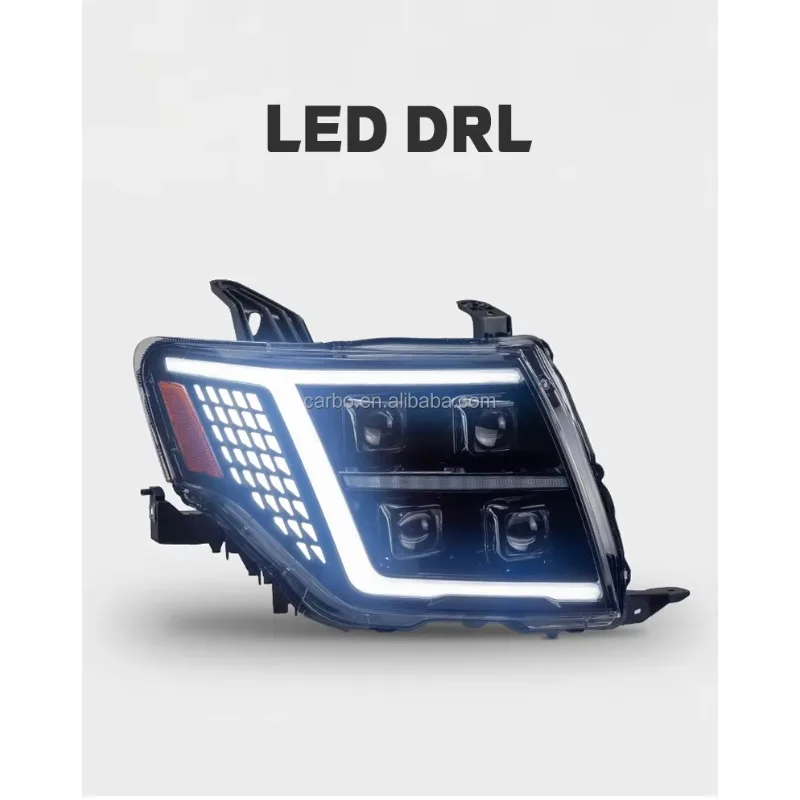 DK Motion LED المصابيح الأمامية لباجيرو V93 ل V97 ل Montero V87 V95 2009-2021 الرسوم المتحركة إشارة ديناميكية