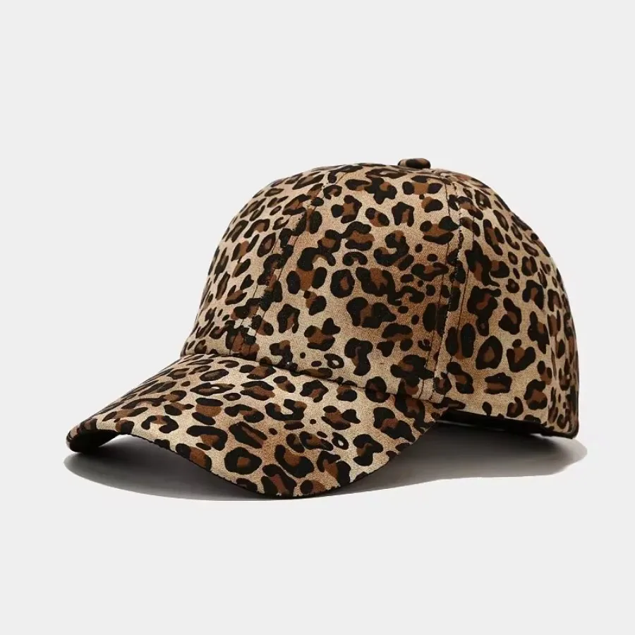 Outdoor Sun Hat Plain Baseball Visor Cap Unisex Hat Leopard Print Baseball Caps Hip Hop Sport Hats Accessories Baseball Cap