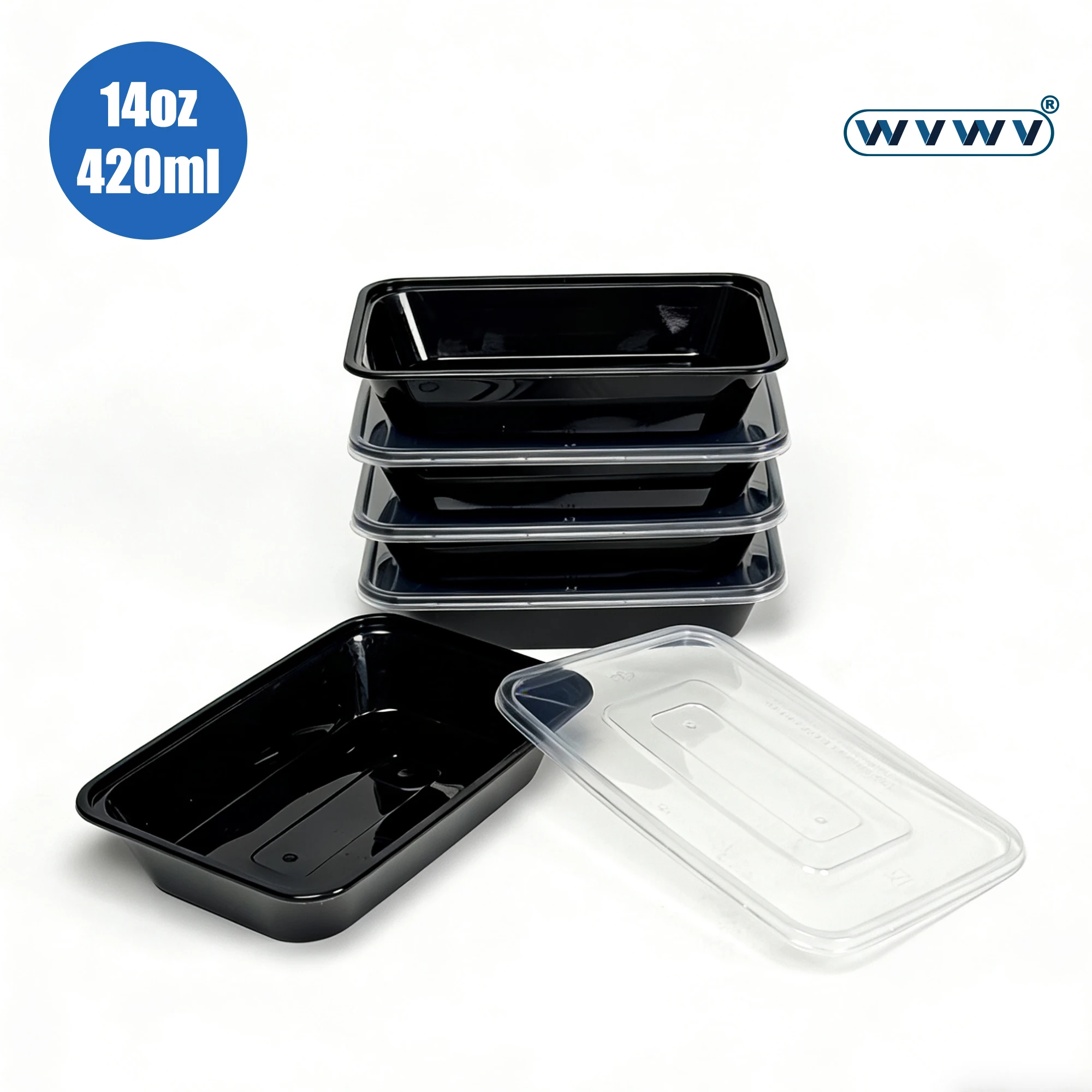 10/50Pcs, 420ml Reusable Food - огляд і ціна Meal Prep Menu