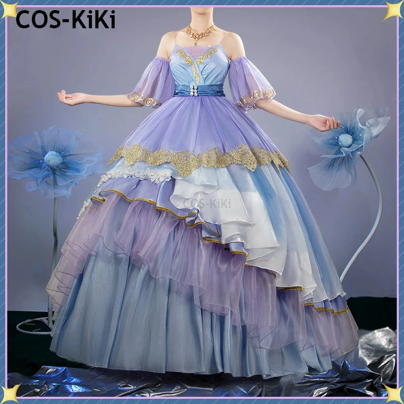 

COS-KiKi Umamusume:Pretty Derby Mejiro McQueen Game Suit Elegant Dress Uniform Cosplay Costume Halloween Party Role Play Outfit