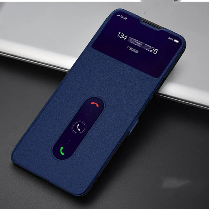 

For Vivo V30 5G Case Luxury View Window Magnetic Flip Case For Vivo V30 V2318 V 30 PU Leather Cover VivoV30 Fundas