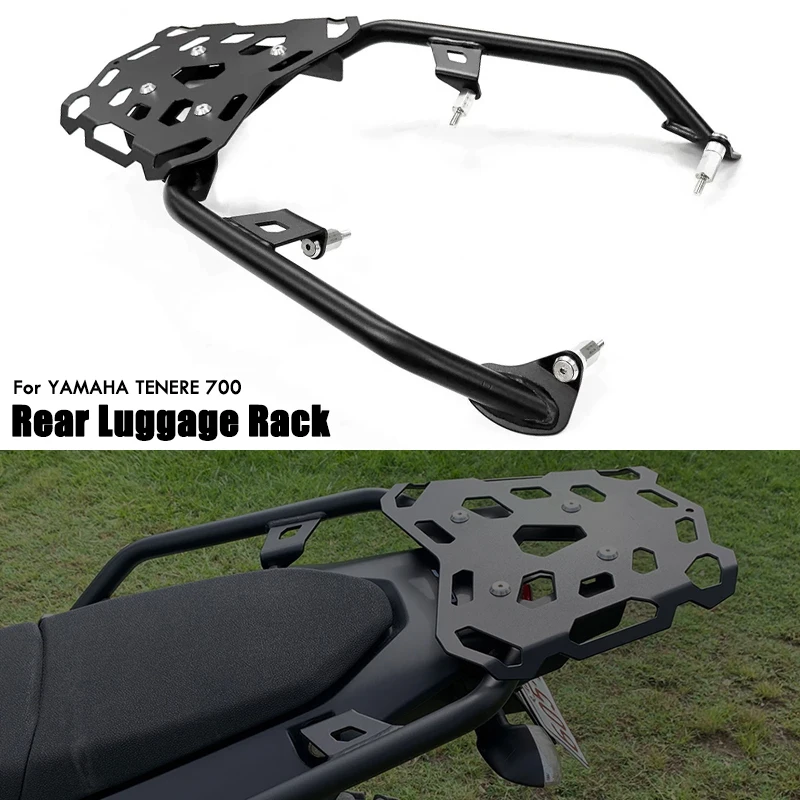 

Задняя багажная полка для мотоцикла, грузовой держатель, верхняя коробка, кронштейн для полки, аксессуары для YAMAHA TENERE 700 XTZ 700 TENERE XTZ 700
