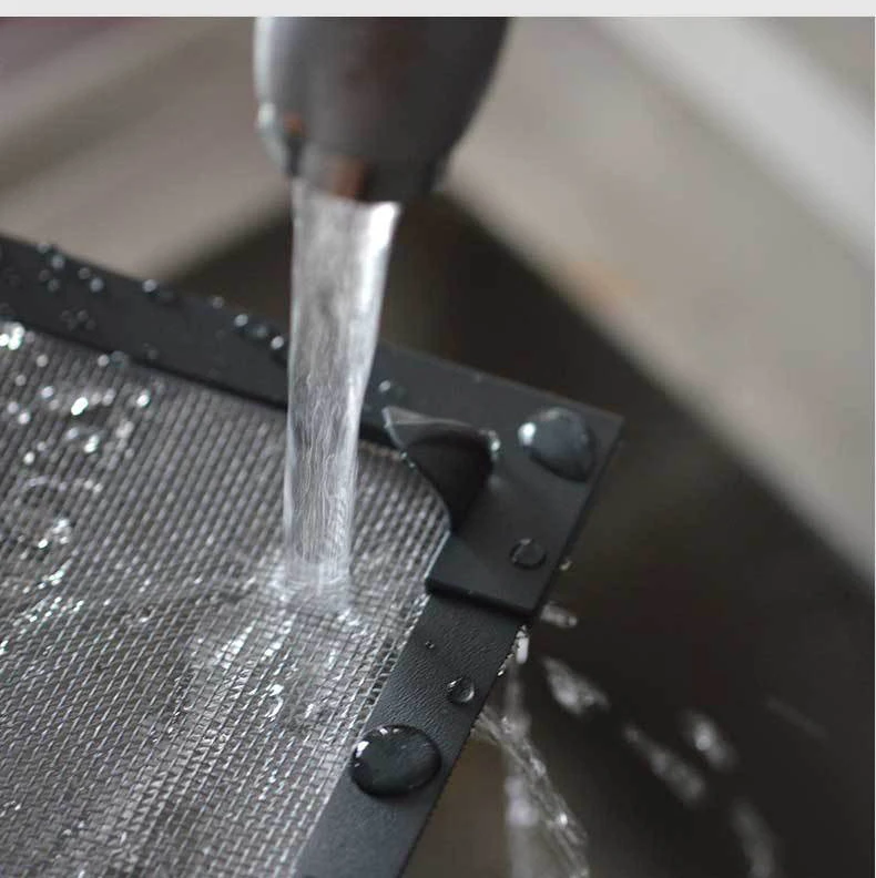 Magnetisches Selbstklebendes Moskitonetz, Unsichtbares Fensternetz ohne Bohren, Einfache Installation, Insektenschutz Belüfteter Netzvorhang – Detail 11