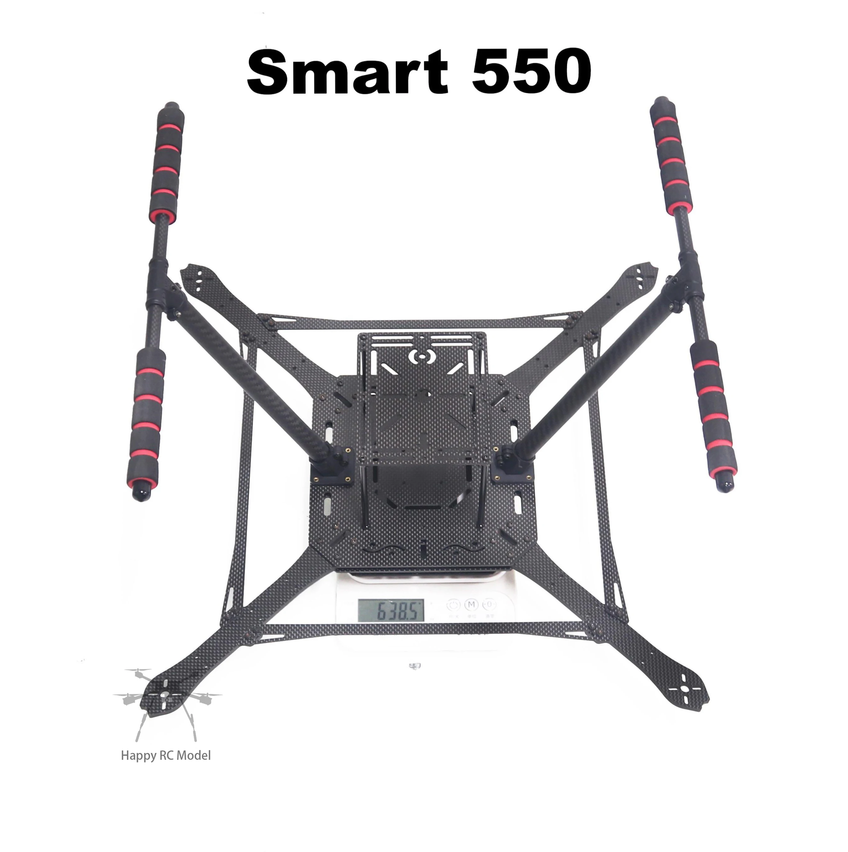 ZD550 550mm cadre de Drone en fibre de carbone Happy Quad APM Pixhawk Ardupilot Quadrotor support Multicopter multi-rotor avec train d'atterrissage