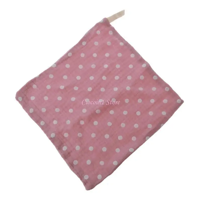 Y1UB 5x ملابس تجشؤ الأطفال 2 طبقة مناديل الشاش منديل وشاح مناديل اللعاب #4