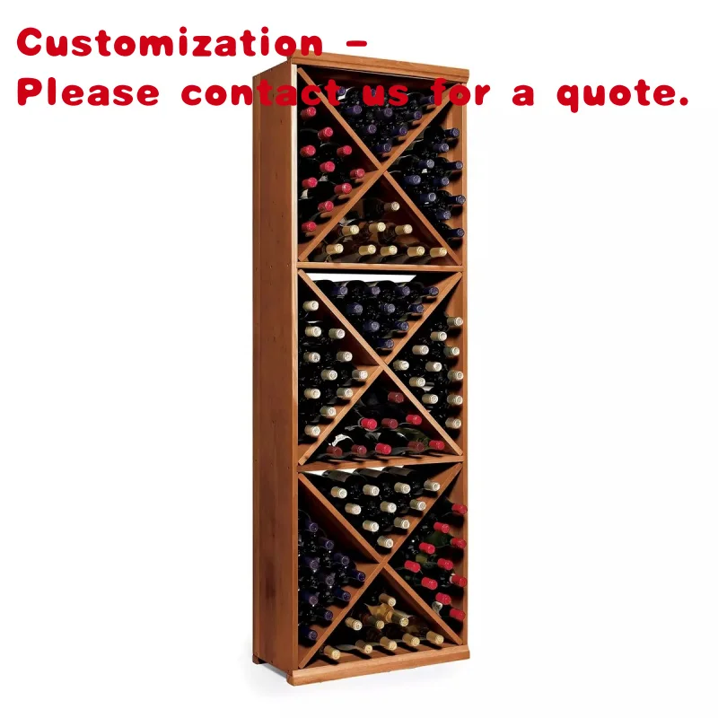 

custom.New Arrival Wooden Glass Rack Pub Bar Holds up 132 Wine Bottles Wine Rack Cabinet Shelf Kit Cub Display Racks