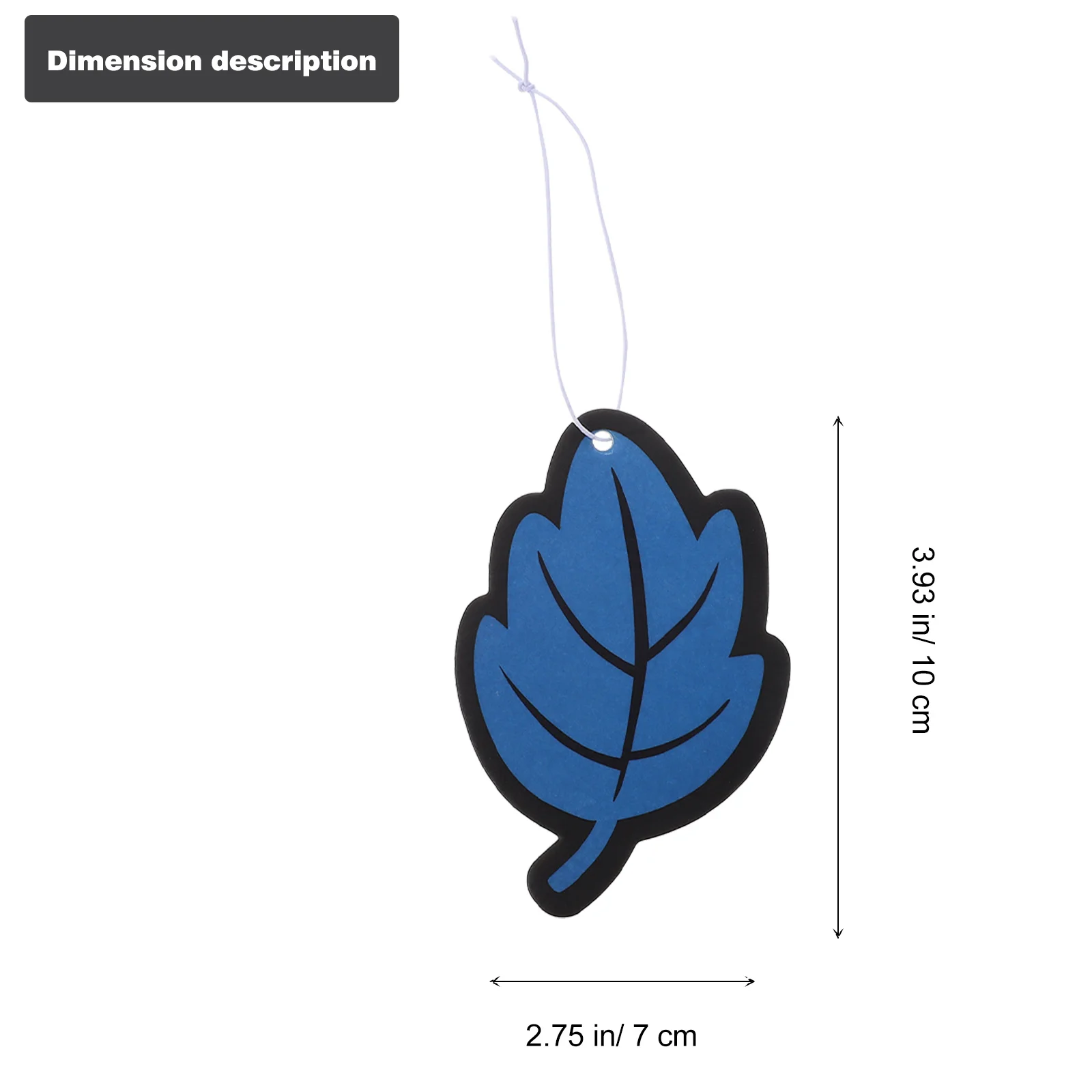 

6Pcs Leaf Shape Paper Air Freshener Car Hanging Fragrant Decor Valentine Day Thanksgiving Christmas Gift Car Air Freshener