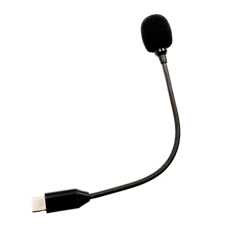 Los micrófonos juego Tipo C desmontables boom para transmisión en y llamadas voz