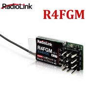 Radiolink R4FGM 4 Channel Mini Receiver with Gyro for 1:28 1:64 RC Pocket Drift Car Hotwheel Work for RC4GS RC6GS T8S T8FB RC8X