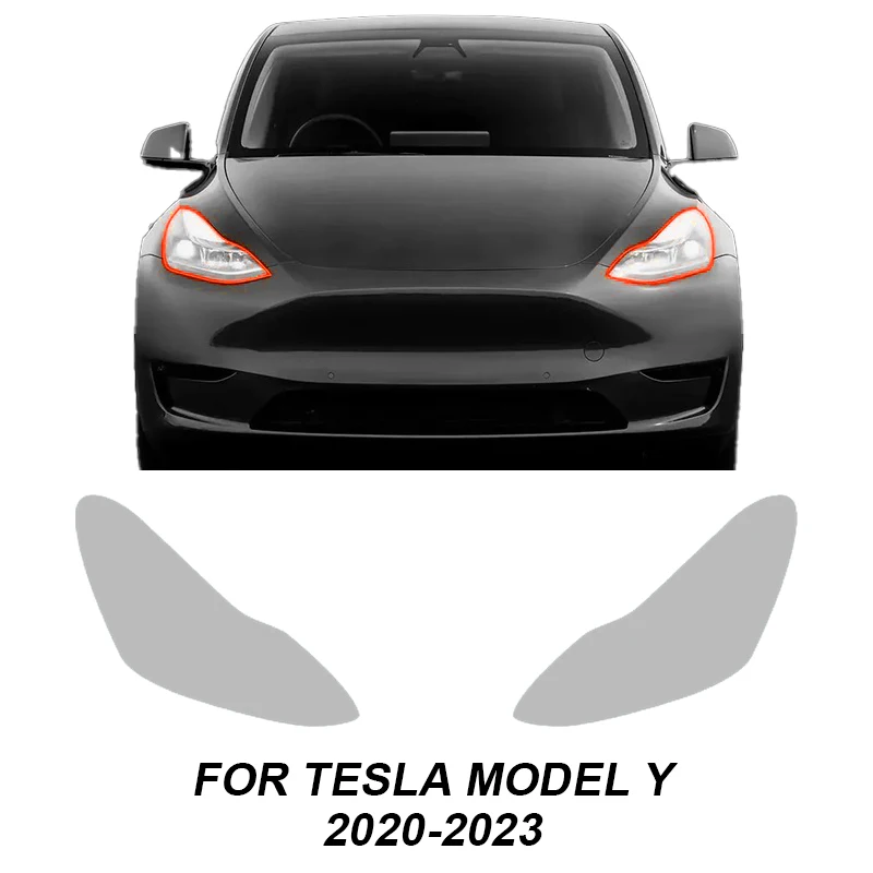 

For Tesla Model 3 Y X S 2020-2024 Pre-cut car headlight rear vision film protective film body sticker transparent