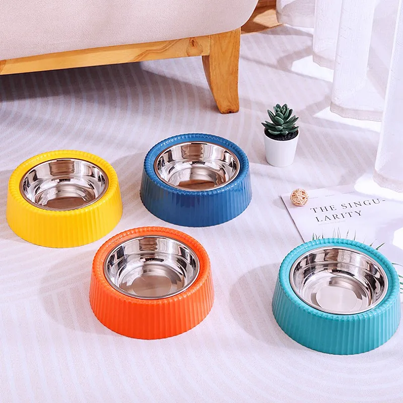 Comedero de acero inoxidable para perros - Tazon de comida y agua - imagen 4