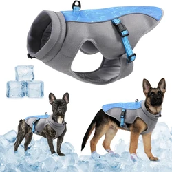 Chaleco refrigerante para perros: arnés transpirable y protector solar