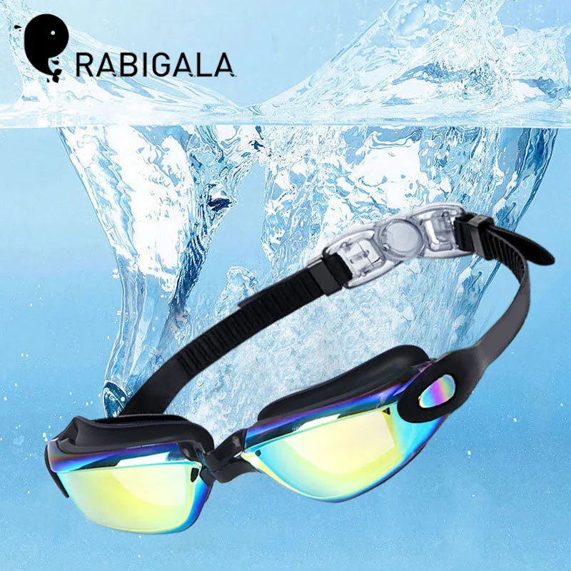 UV Clear HD Swimming Goggles Anti-fog Adult Swimming Goggles Training Race Goggles