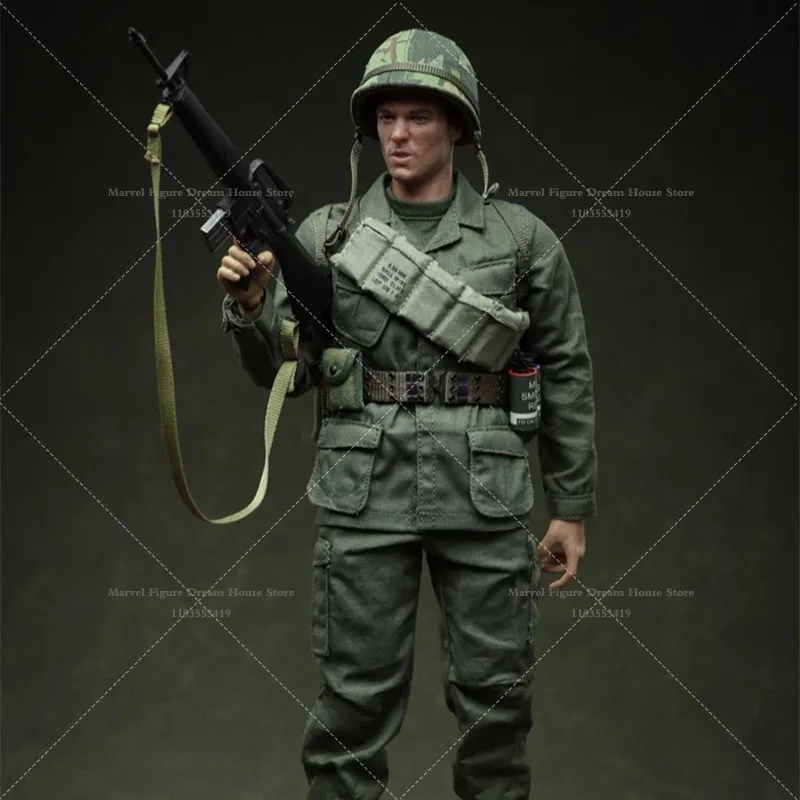 WHOHO TOYS 1/6 Scale Vietnam Local War Armed Infantry Assault Group Marine Corps 12-inch Full Set Action Figure Male Soldier