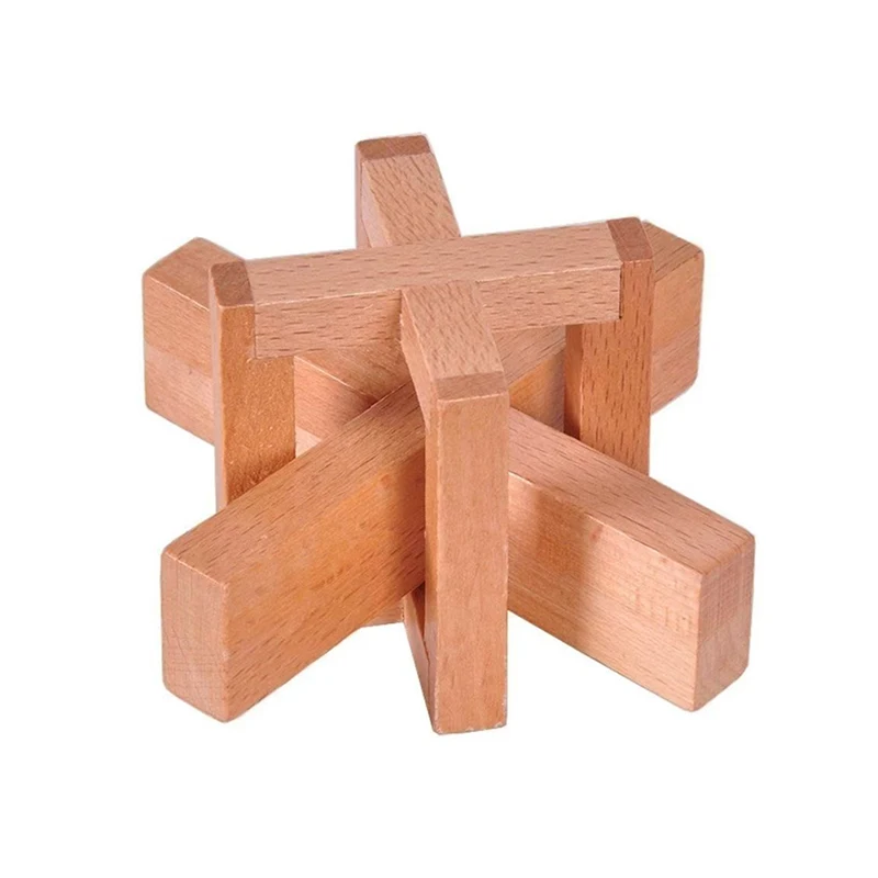 WeiCheng Luban قفل لغز فتح التعشيق لعبة الذكاء اختبار الدماغ دعابة للتحدي العقلية ألعاب تعليمية للأطفال والكبار