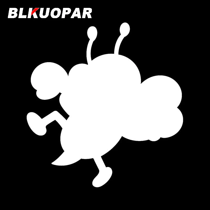 BLKUOPAR for  Emoticon Bee Wearing Boxing Gloves Practicing Car Stickers Vinyl Graffiti Decals Creative Die Cut Car Styling