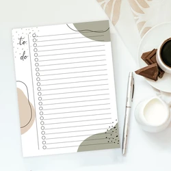 52 sheets Daily To Do List Notepad - Undated Task Planner for Work - Thick Paper Productivity Notebook With magnetic suction