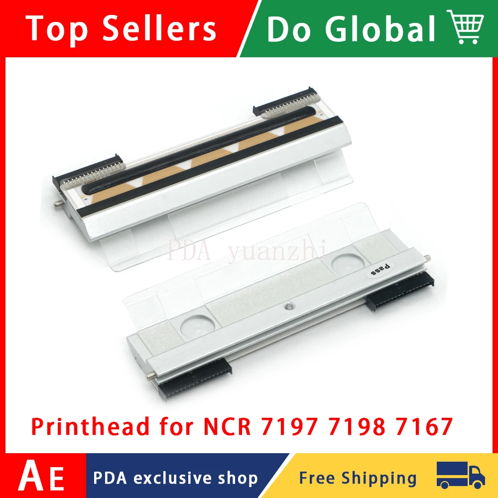 PrintHead 15pin 203dpi for NCR 7197 7198 7167 7197-6001-9001 POS Receipt Thermal Printer，Free Shipping