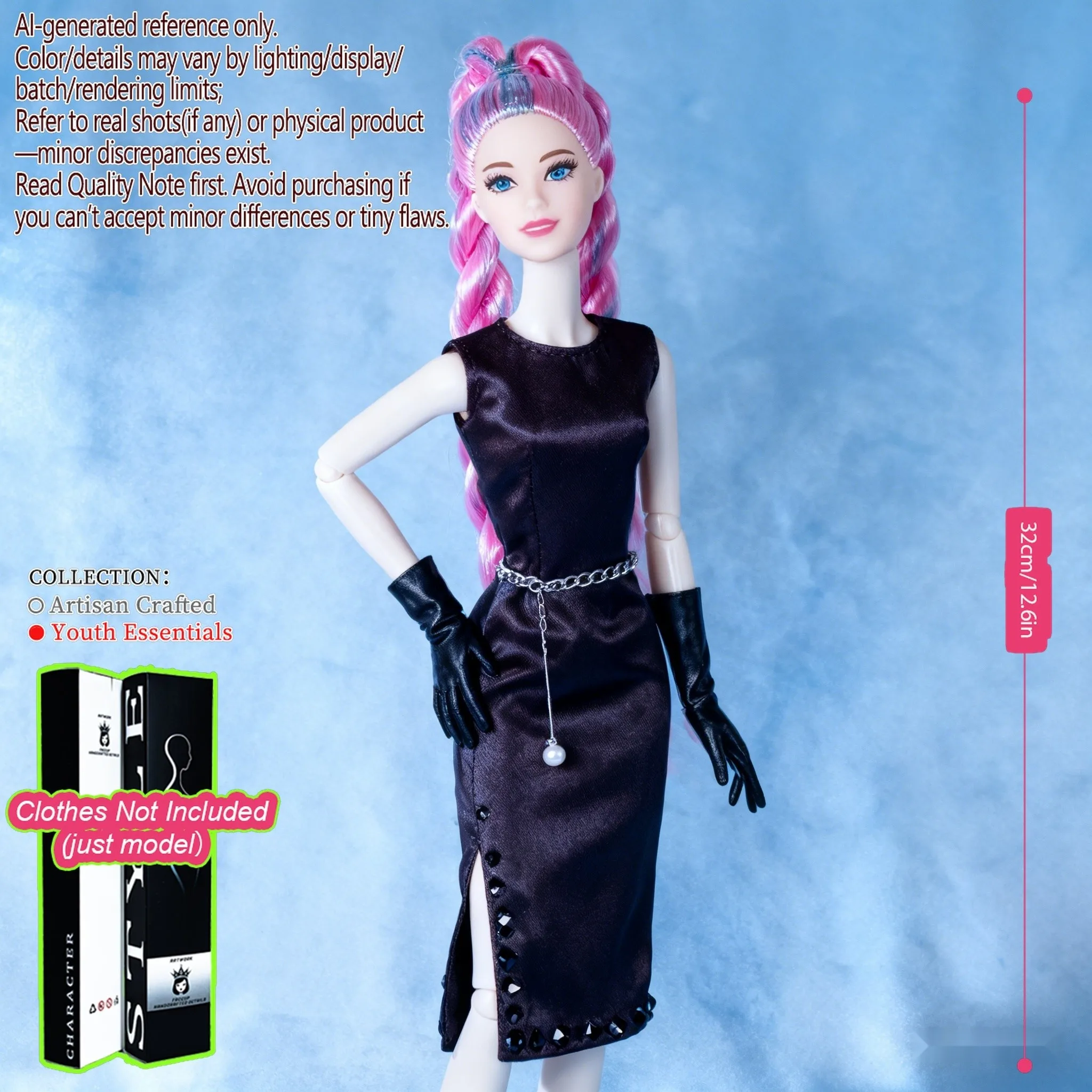 Multi-Joint Premium Figure, BJD Model 1/6 Scale 12-Joint (no clothing)