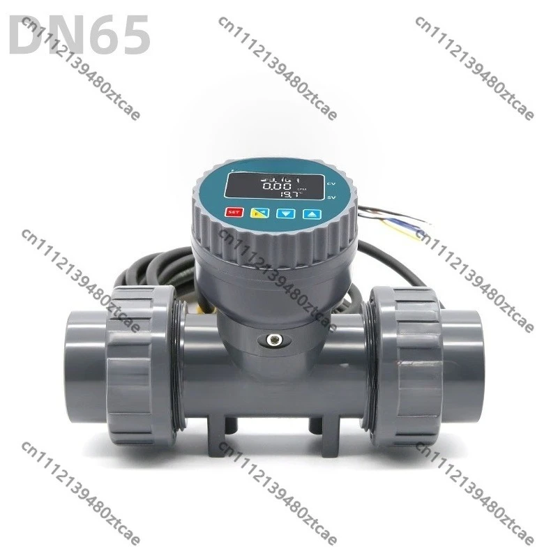 DN65 75mm Turbine Flow Meter, Digital RS485 Modbus Output, Quantitative Flow Controller, OEM ODM Supported