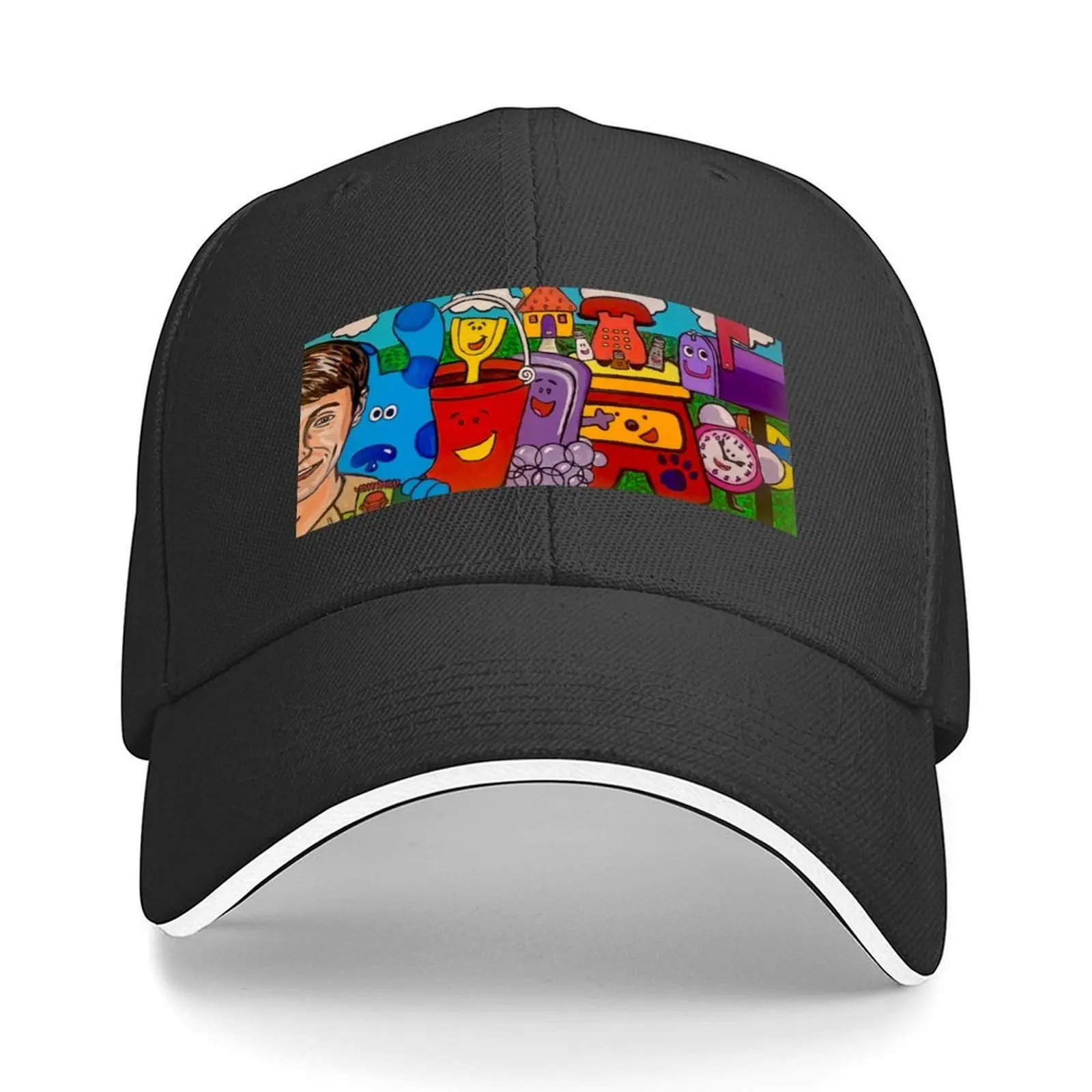 

Blues Clues Anniversary Baseball Cap Wild Ball Hat Cosplay Beach Outing Trucker Hat Designer Man Women's