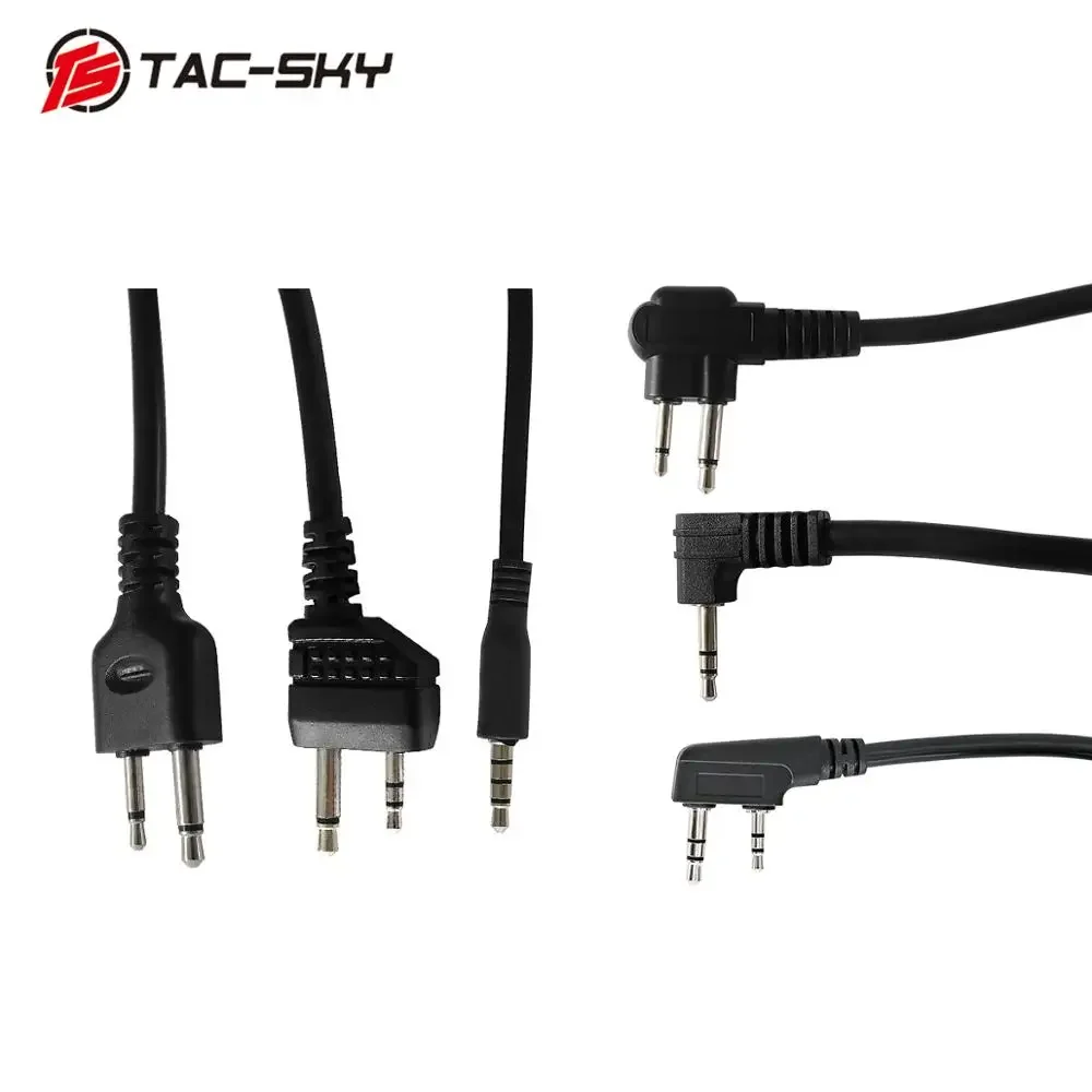 Jacht-auriculares tácticos para exteriores, walkie-talkie, adaptador de Radio militar, TAC-SKY, U94, Ptt