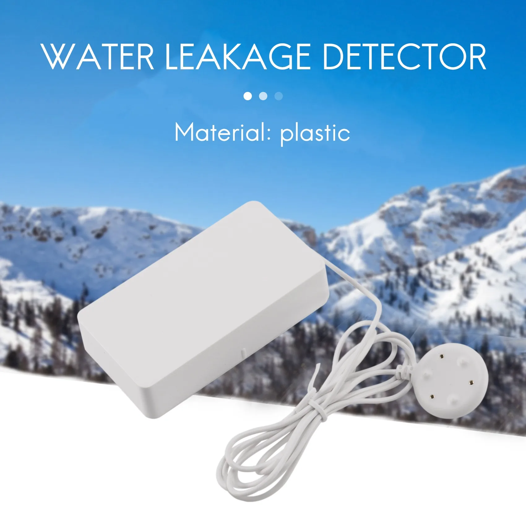 Tuya Smart WIFI Water Flood Sensor Water Leakage Detector Send Alert When Leak is Detected Work with Alexa Google Home