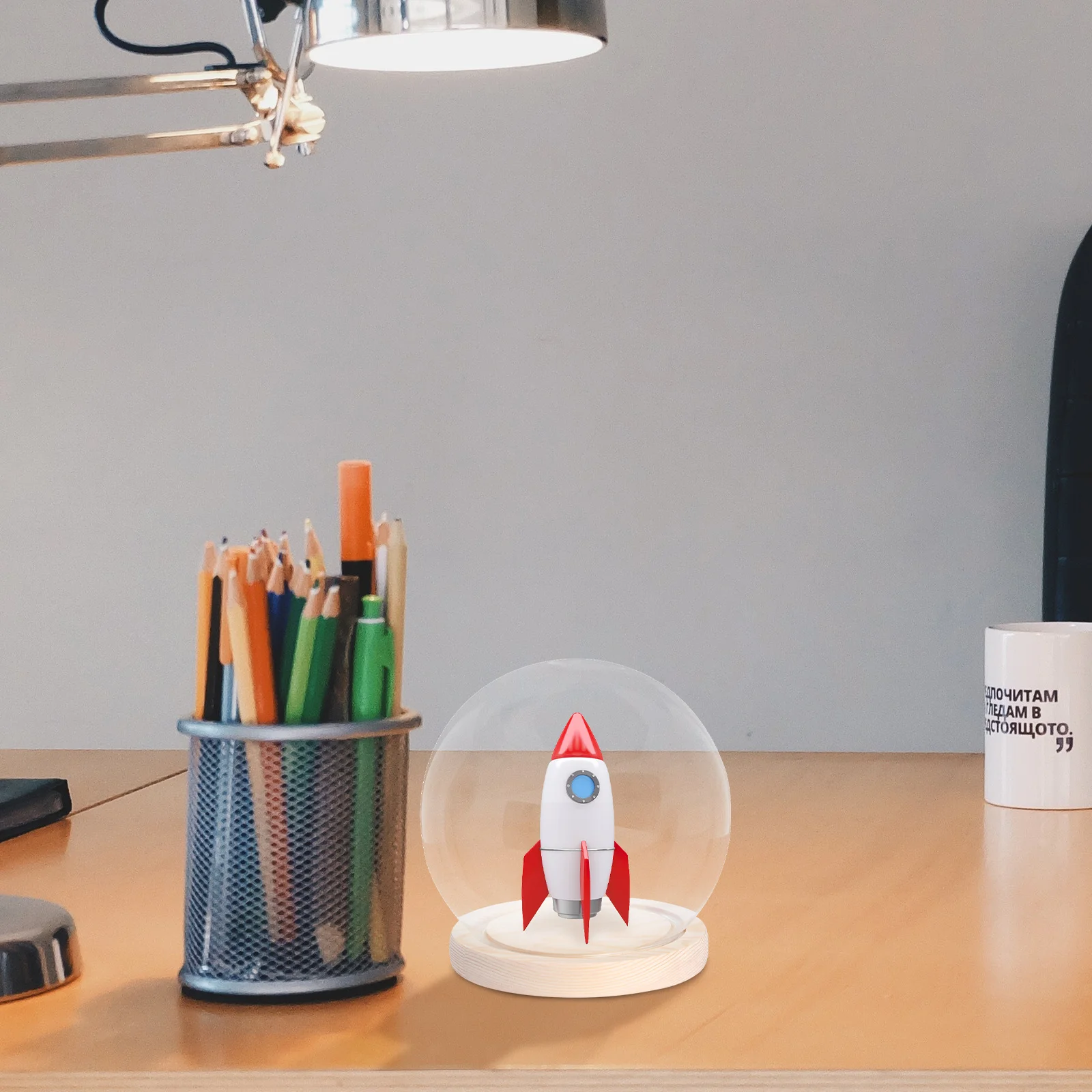 

1Set Protective Glass Dome Display Cover Container for Keepsakes Decorative Figurine Model Cover