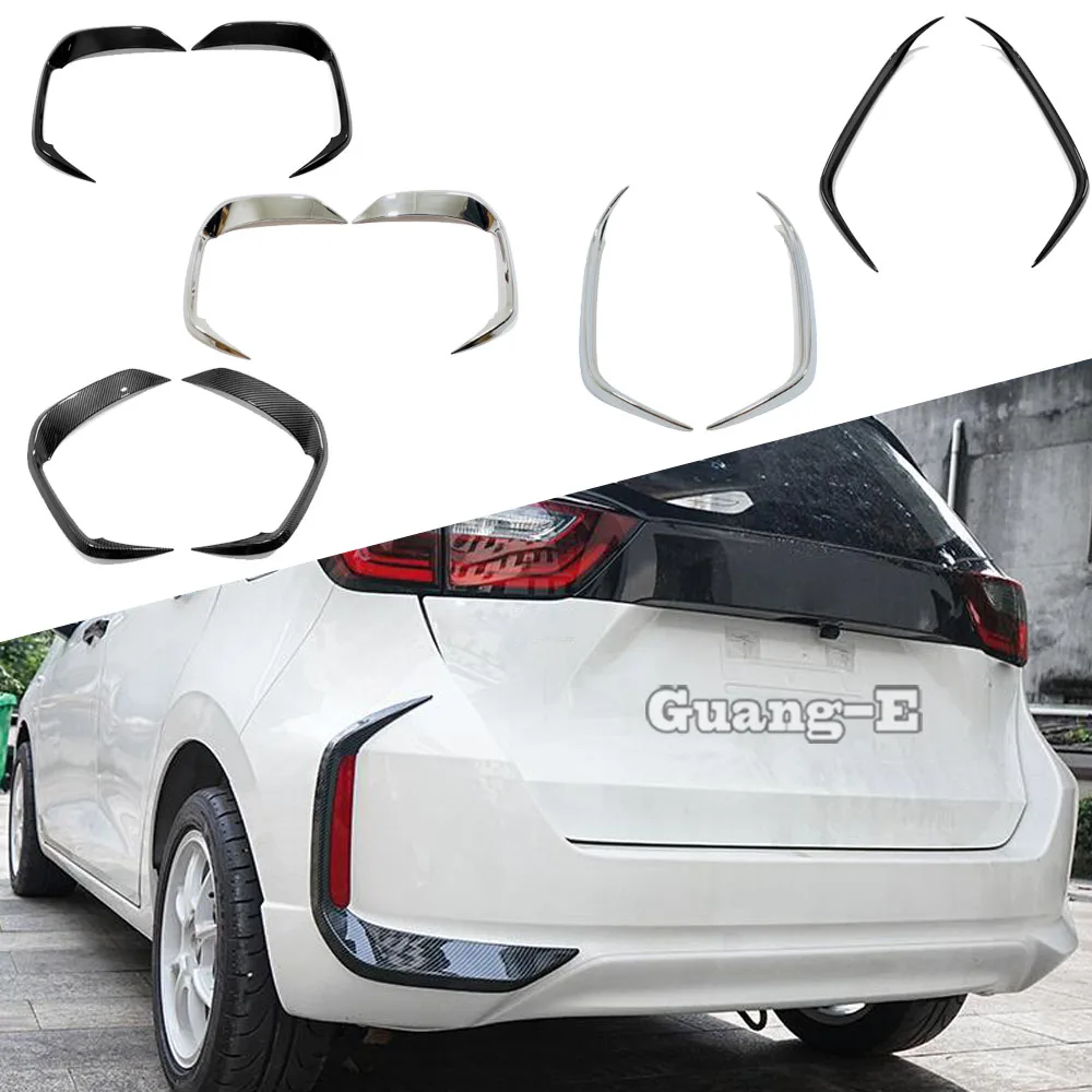 

Наклейка на тело, брови, крышка из АБС-пластика, задняя противотуманная крышка, рамка, лампа, боковая отделка, 2 шт. для Honda Fit Jazz 2020 2021 2022 2023 2024