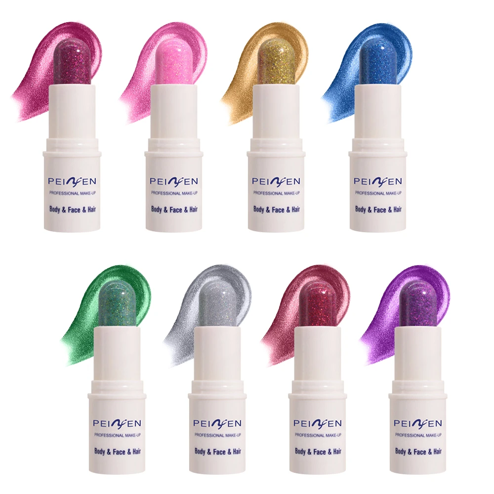 

Glitter Eyeshadow Stick Waterproof Korean Makeup Cosmetics Shiny Eyeshadows Glitter Eyeliner Korean Green Blue Eye Shadow Stick