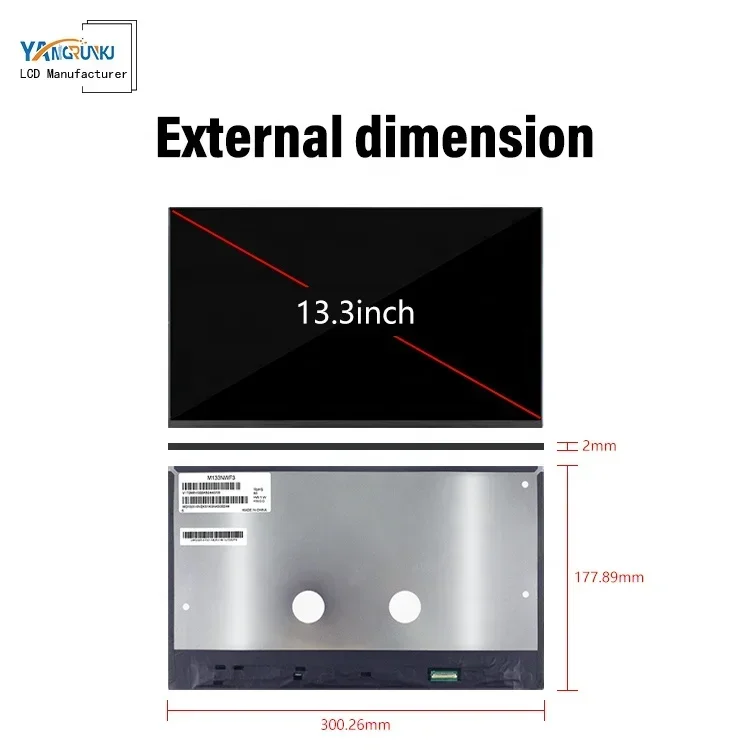 High cost-effective TFT LCD with high refresh rate for gamer DIY M133NWF3 R1 1920(RGB)x1080 700nits 120 hz