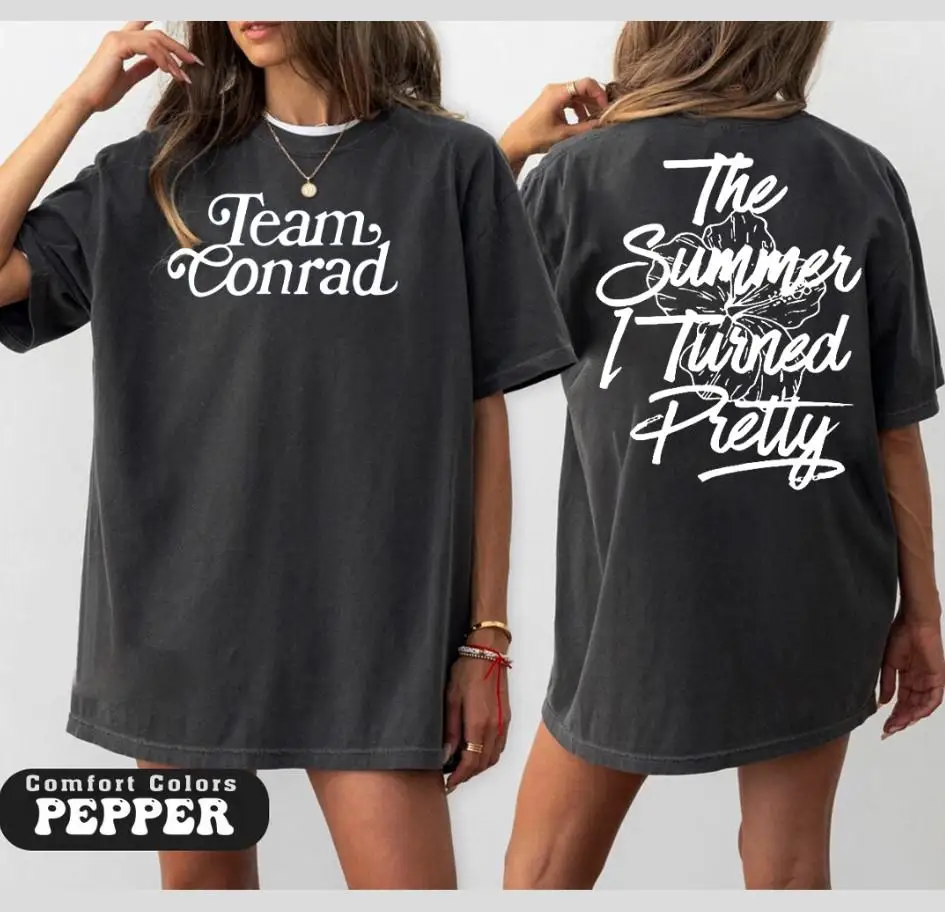 

Conrad Team Layout Style Comfortable Color Shirt Conrad Fisher T-shirt 2026 New Beautiful Shirt Cousins Beach Summer T-shirt