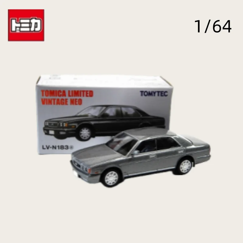 TOMICA TLV 1:64 Duke N183a N183b GLORIA Y32 GT, alloy die-cast static miniaturized car Tide Play model, holiday gift for boys.