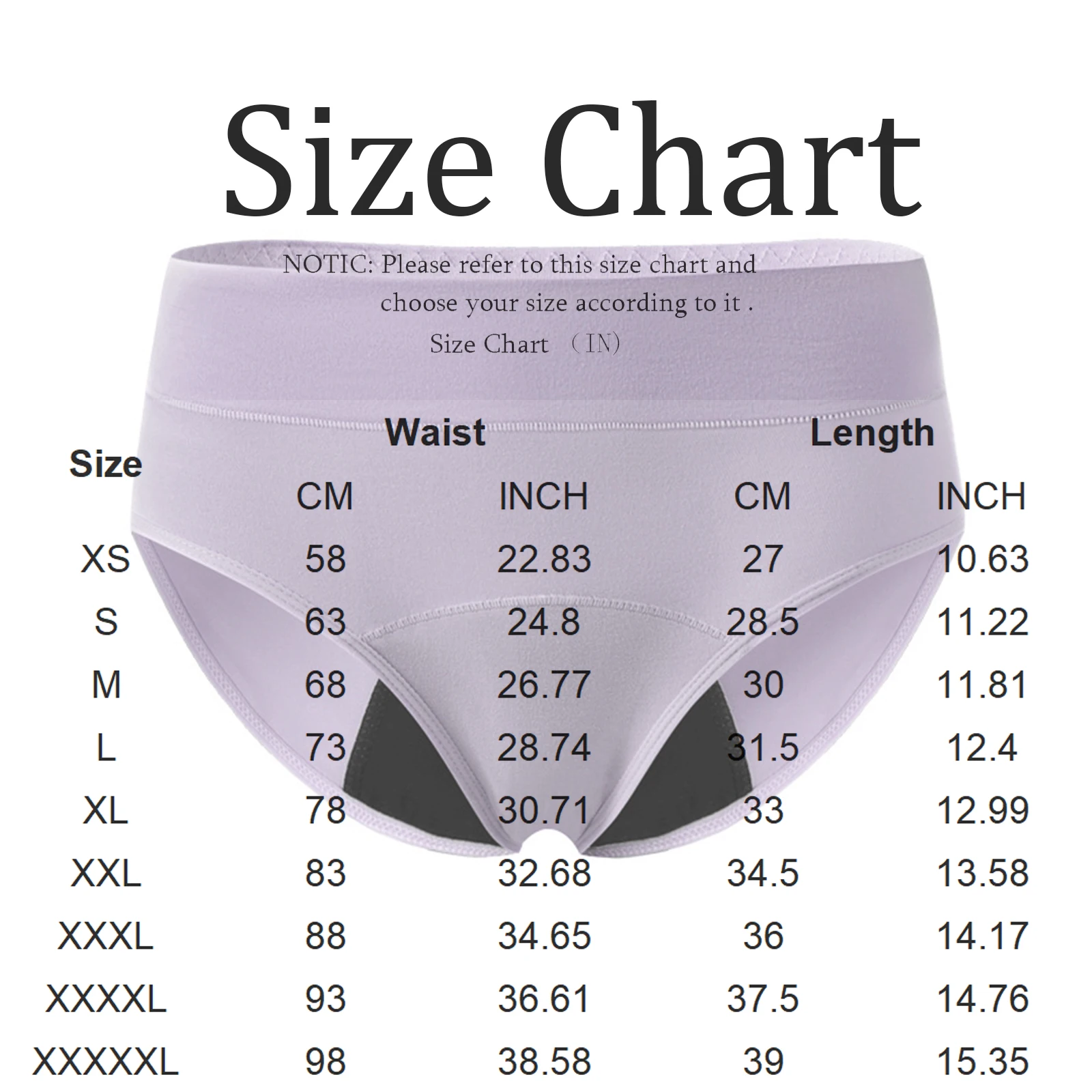 Women Period Panties Breathable Mid Waist Leakproof Briefs Comfortable Tummy Control Underwear for Girls Reusable Menstrual - view 6