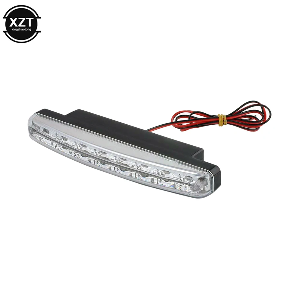 2Pcs 8 LED Daytime Running Light Cars DRL The fog Driving Daylight Head drl lamps For Automatic Navigation Singnal Lamp NEWEST