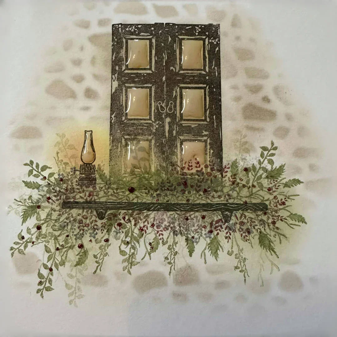 2025 New Bicycle Petals Window Clear Stamps Stencil DIY Scrapbook Embossed Handcraft Paper Card Craft Template Decoration