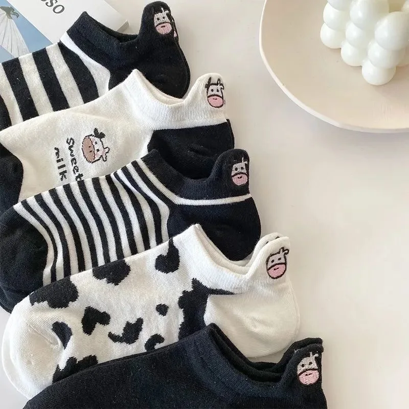 5 Pairs Women's Cactus Patterned Nipple Stocking