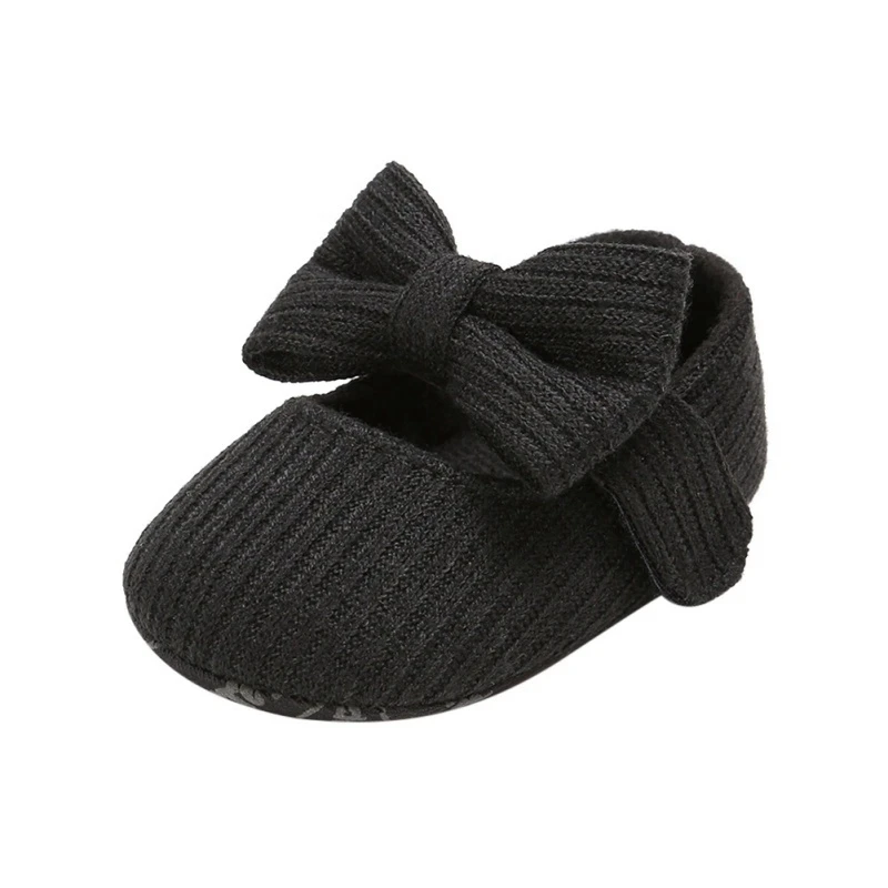 

Infant Toddler Soft sole Anti Slip First Walkers baby Christening Shoes Princess Fashion Sneakers Princess Flower Bow 0-18M