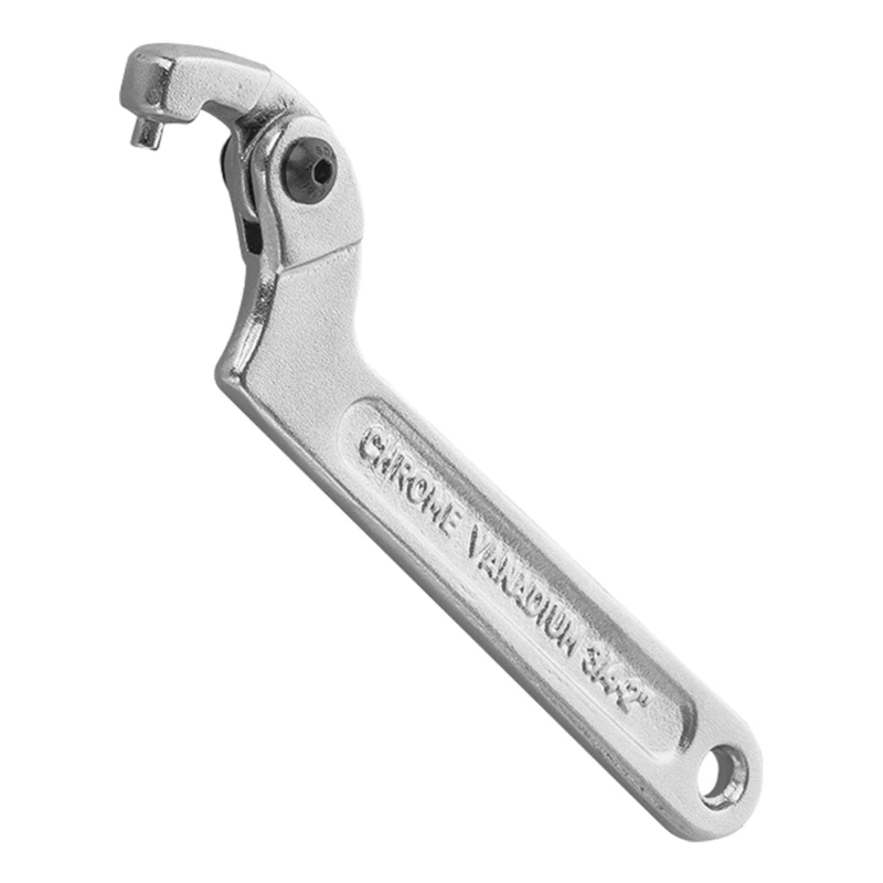 Adjustable Hook Wrench 19-51mm/32-76mm/51-121mm/115m-170mm C Hook Wrench Stainless Steel Hook Wrench Joint Hook Wrench