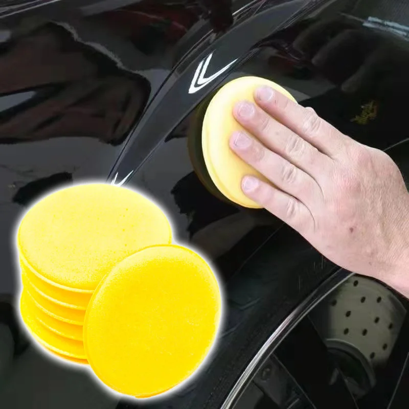 Car Detailing Tools Car Polishing and Waxing Sponges High-Density Foam Application Pads for Detailed Car Washing and Maintenance image 4