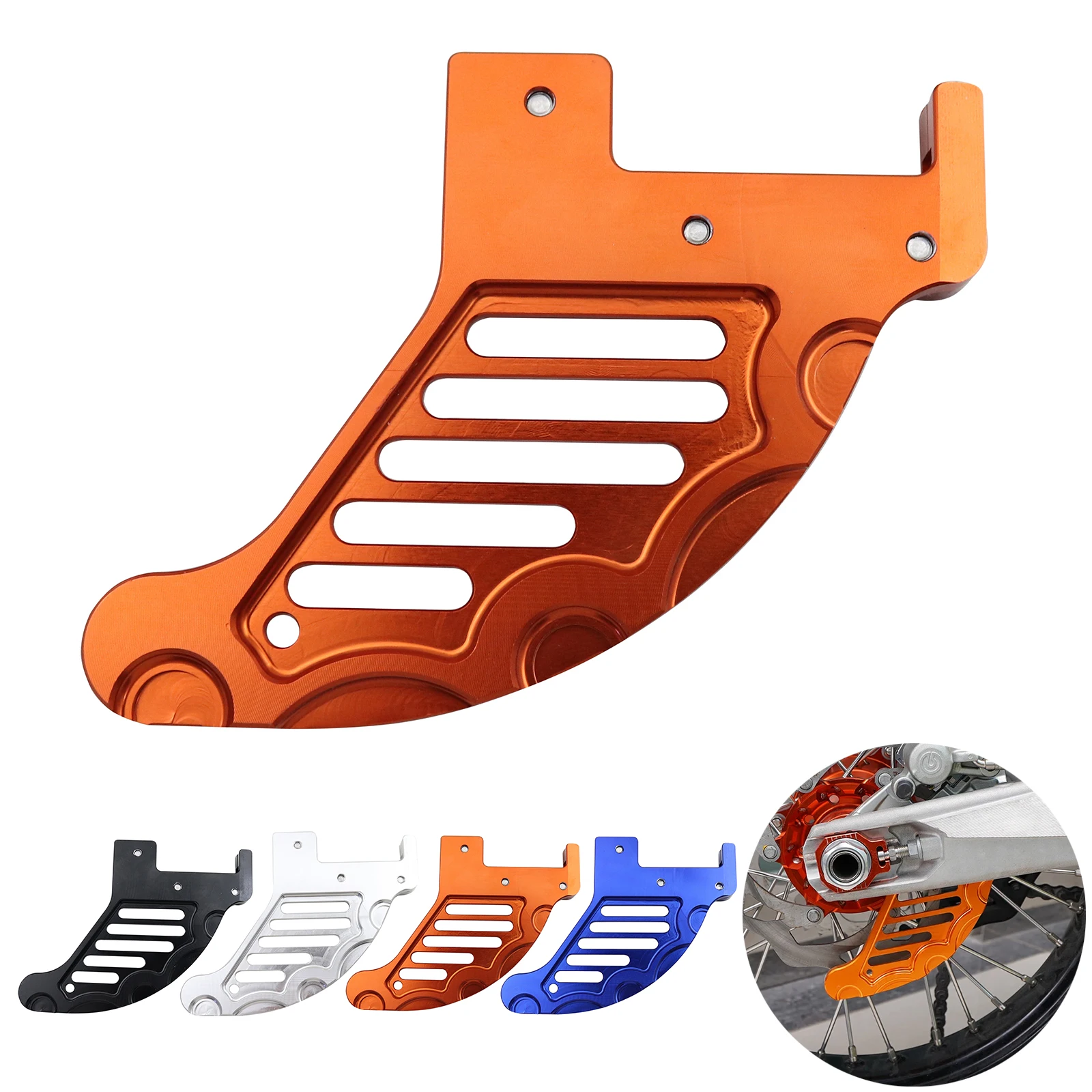 Protector de Disco de Freno Trasero para KTM Husqvarna TE FE TC FC FX SX SXF EXC EXC F XC XCF XCW XCFW 125 150 250 300 350 450 501