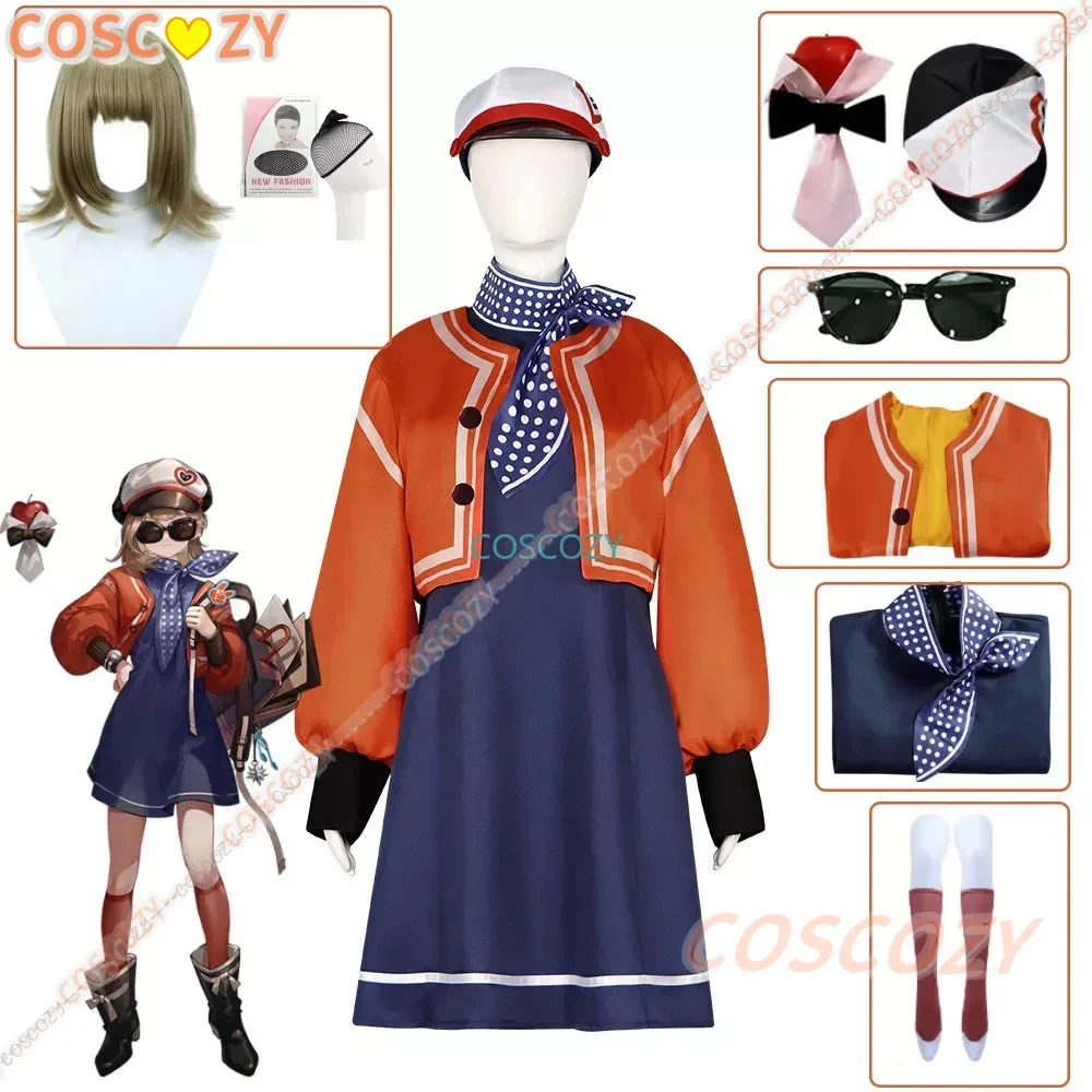 Reverse 1999 Regulus Cosplay Costume Wig Game Uniform Dress Jacket Stocking Sunglasses Hat Halloween Party Women Role Play Props