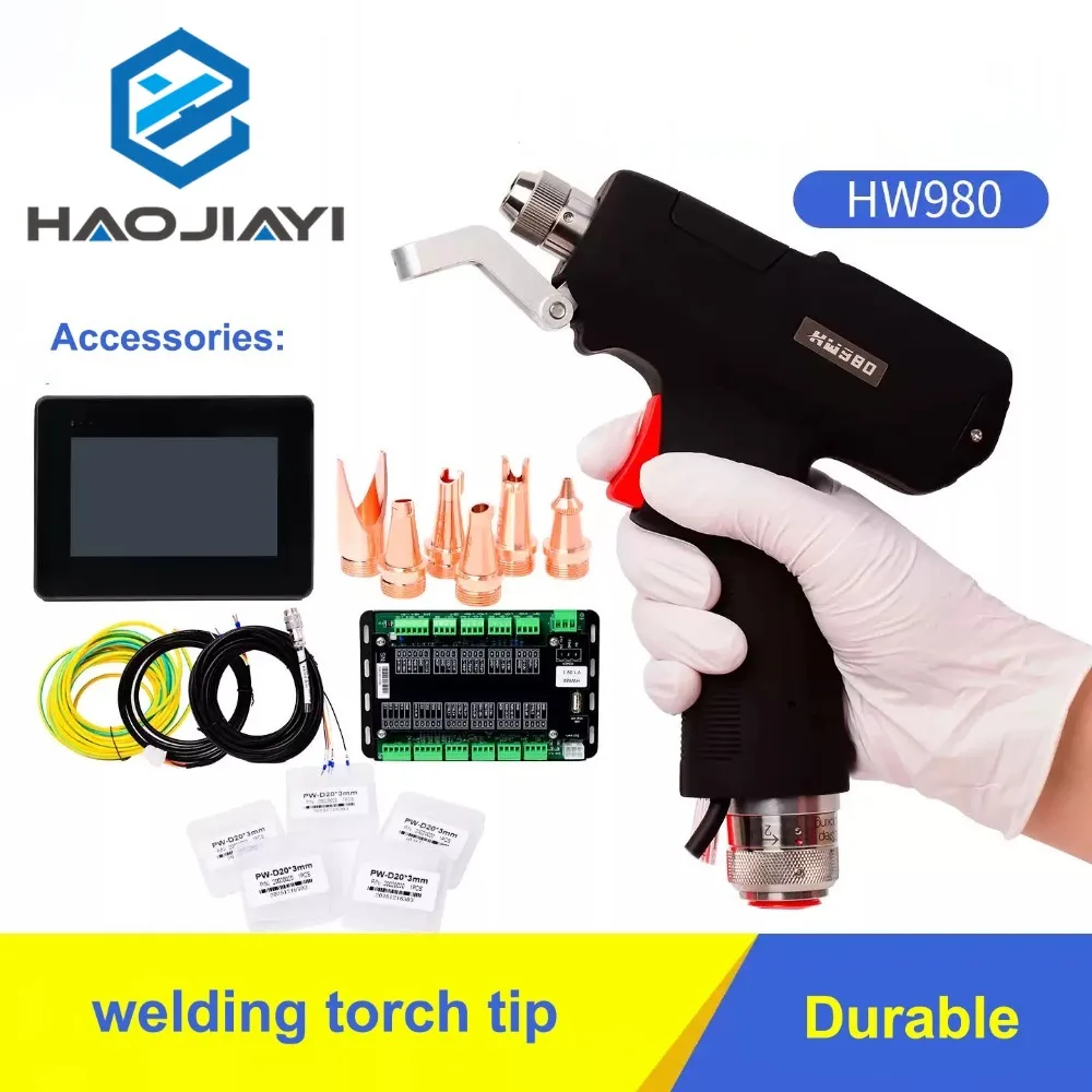 Au3tech HW980 Handheld Laser Welding Gun Accessories: Amplifier, Collimating Lens & Remote Control