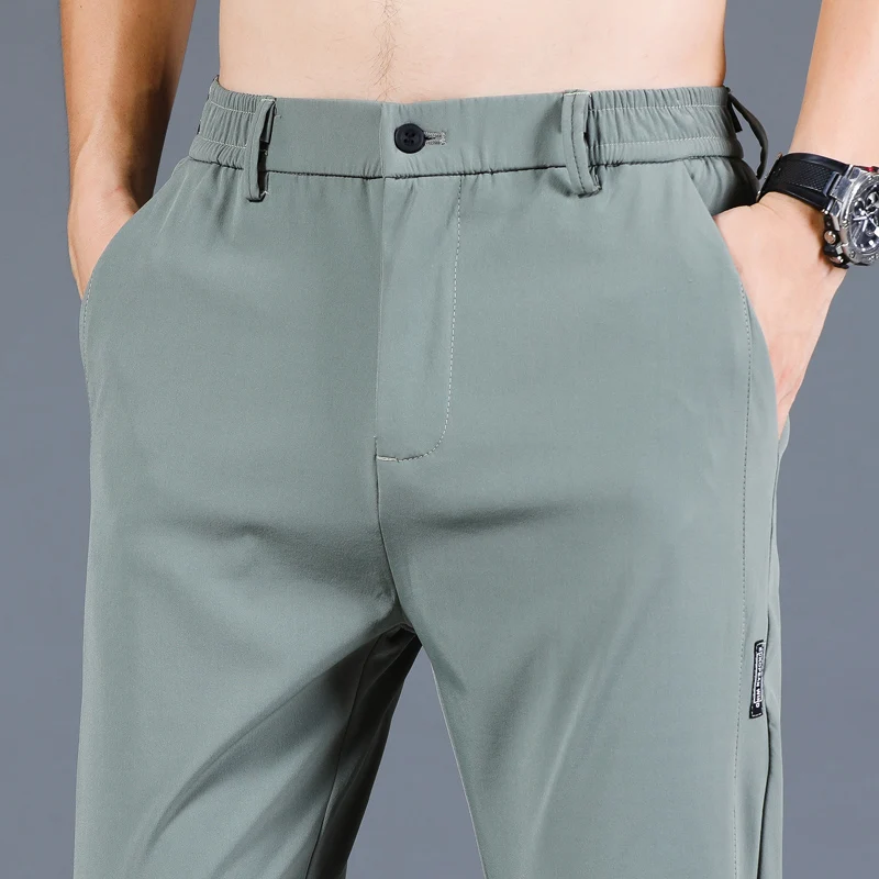 2024 Primavera Verano pantalones de Golf para hombres alta calidad elasticidad moda Casual pantalones transpirables ropa de hombre