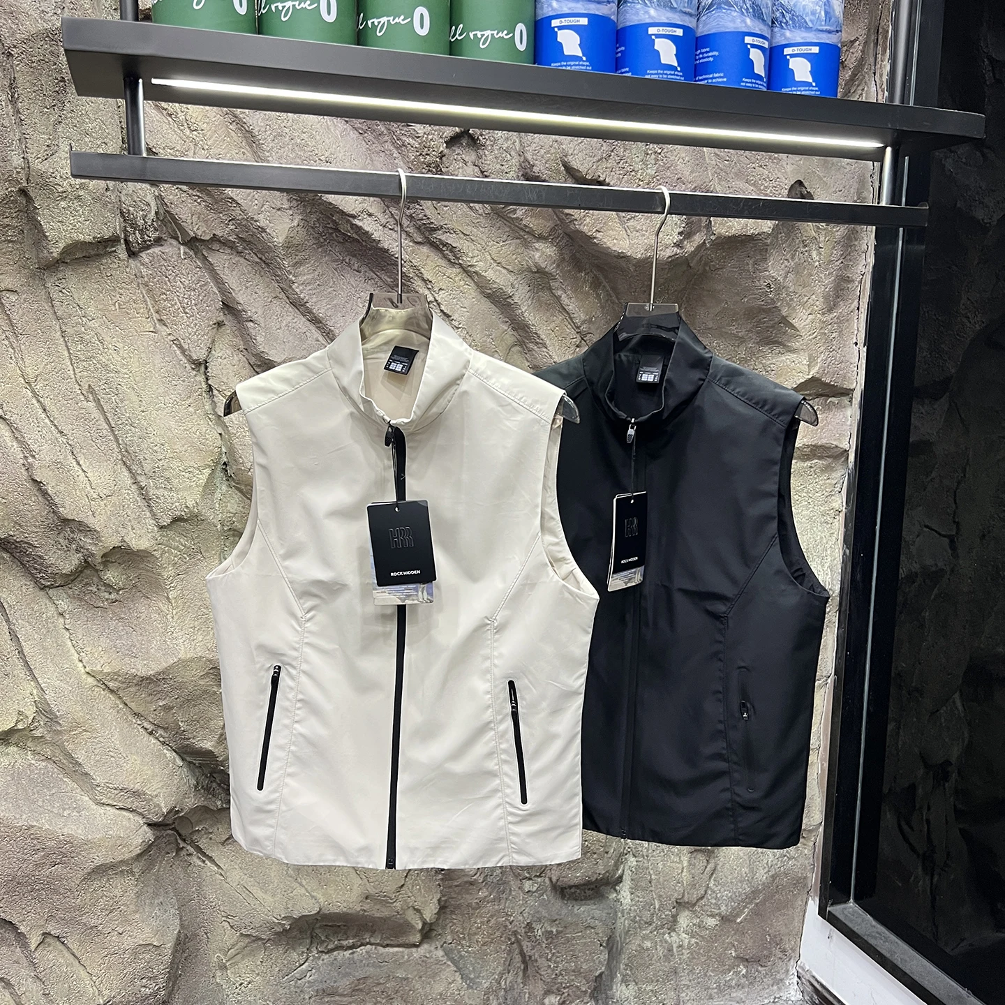 سترة رجالية خفيفة الوزن مقاومة للماء ومضادة للرياح وسحاب لصق ألياف البوليستر تناسب كاجوال أمريكيًا #5