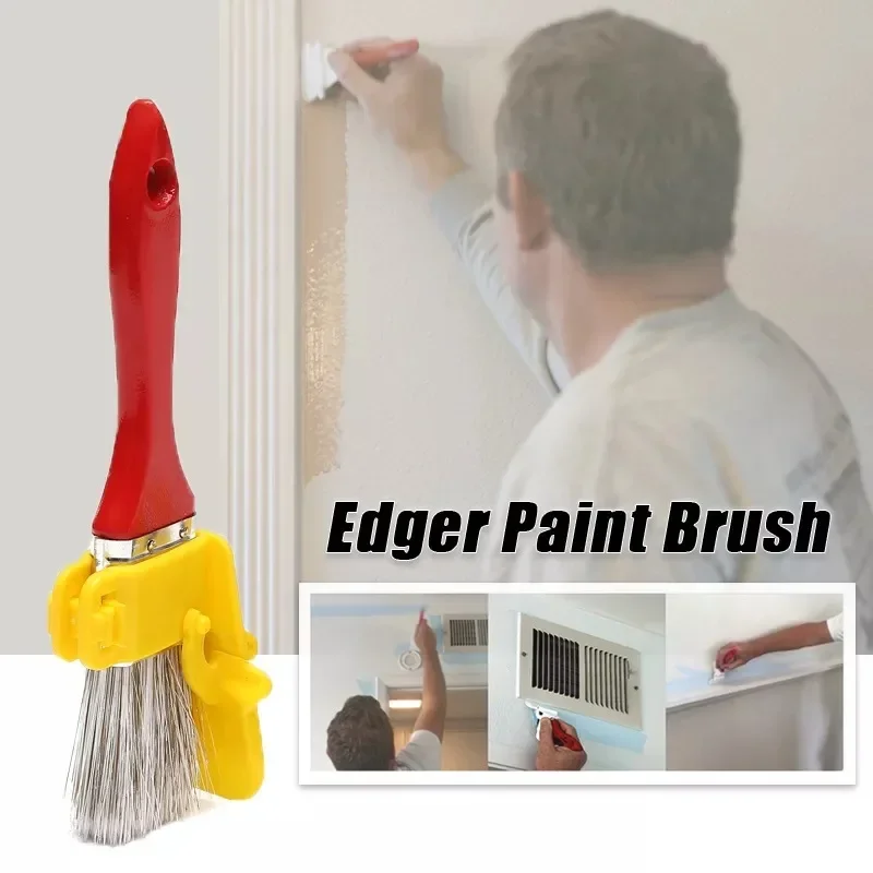 Precision Edge Painting Brushes Set - Corner Trim Tool for Door Frames, Cabinets & Wall Edges, Synthetic Bristles